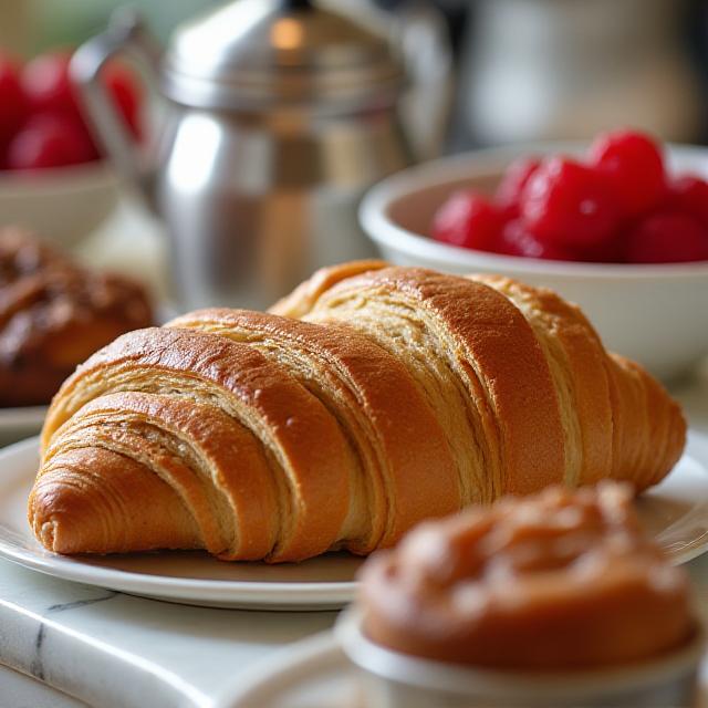 Petit-déjeuner buffet de luxe