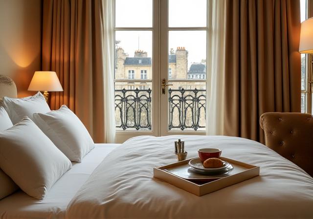 Vue d'ensemble de la Suite Parisienne luxueuse